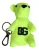 Groene Beer Geborduurd Logo Sleutelhanger Haak Sleutelhanger