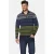 Babista gestreepte sweater HAMAR donkerblauw