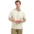 No Excess Shirt short sleeve with linen desert
