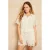 Lofty Manner straight regular waist casual short gehaakt ecru