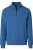 Redmond Casual Half-Zip Sweater blauw, Effen