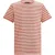 Regatta Heren Benlin Gestreept T-Shirt (Baksteen/Witte Steen)