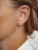 Hey Happiness Oorbellen ‘Margent’  zilver