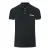 Aquascutum Boxed Logo Black Polo Shirt