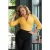 The Dianne blouse in geel
