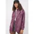 Oversized Faux Leather Lange Mouwen Overhemd met Knopen en Zak