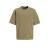 Coolcat oversized T-shirt met printopdruk Brad donkerzand