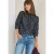 Cecil Dames Shirt met structuur en trechtervormige hals in Blauw