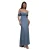 Damesjurk Goddiva Chiffon Bardot Cowl