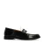 Manfield leren loafers zwart/wit