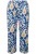 Ulla Popken Broek  blauw denim / oranje
