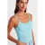 Gestreepte Crop Camisole Blouse met Strikdetail