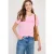 Cecil Dames Basic shirt met print aan de voorkant in Roze