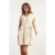 Smashed Lemon 24087 loose linnen jurk met v-halsriem |