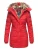 Marikoo dames winterjas met capuchon & imitatiebont voering