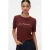 VERO MODA trui roodbruin gebreid