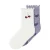 NAME IT MINI sokken met print – paars/wit (set van 2)