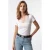 Kant Viscose U-Hals Slim Fit Blouse