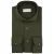 Profuomo CUTAWAY SF slim fit twill overhemd – donkergroen