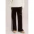 WE Fashion fluwelen loose fit casual broek – bruin