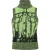Diesel Damesvest met abstracte motieven en col, gebreid, Sifnos (Lime Punch)