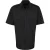 Premier Heren Korte Mouw Piloot Werk Shirt (Zwart)
