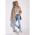 Street One Dames Slim Fit jeans in Blauw