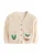 Next Gebreid vest ‘Holly Jolly Christmas’  ecru / geel / grasgroen / knalrood