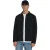 No Excess Overshirt full button pique sweat black