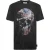 Washed Round Neck T-Shirt Skull America