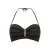Annadiva Swim voorgevormde strapless bandeau bikinitop The Valley zwart