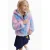 Desigual winterjas – blauw/roze