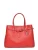 Anna Luchini Rood Rundleer Tas
