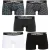 Urban Classics Heren banana all-over print boxershorts (5-pack)