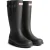 Hunter Field Downpour Laars Rubber Dames Zwarte Wellington Boots