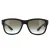 Prada Sport Zonnebril PS03QS DG00A7 Zwarte Rubberen Grijze Verloop