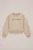 WE Fashion – Meisjes sweater met print – Oversized – Beige – Katoen –