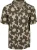 KnowledgeCotton Apparel Short Sleeve Shirt Linen Blend Olive