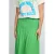 FLURESK midi rok groen