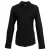 Premier Dames/Dames Signature Oxford Overhemd met lange mouwen (Zwart)