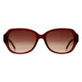 Ted Baker TB1606 Mae 204 bordeaux bloemen rood bruin gradiënt zonnebril