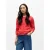 OBJECT vest rood gebreid