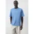 Mango Man relaxed fit T-shirt – middenblauw