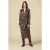 Oltre Wrap Midi Dress Grey