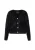 faina Gebreid vest  zwart
