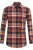 Redmond Casual Flanellen Overhemd rood, Ruit