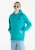 The North Face Heren Reglan Red Box Hoodie in Bleached Porcelain Green