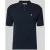 REVIEW slim fit knitwear-poloshirt met labelstitching