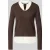 comma Shirt met lange mouwen van viscosemix in tricotlook