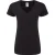 Fruit of the Loom Dames/Dames Iconic 150 V Hals T-shirt (Zwart)